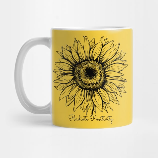 Radiate Positivity Sunflower by Hello Sunshine